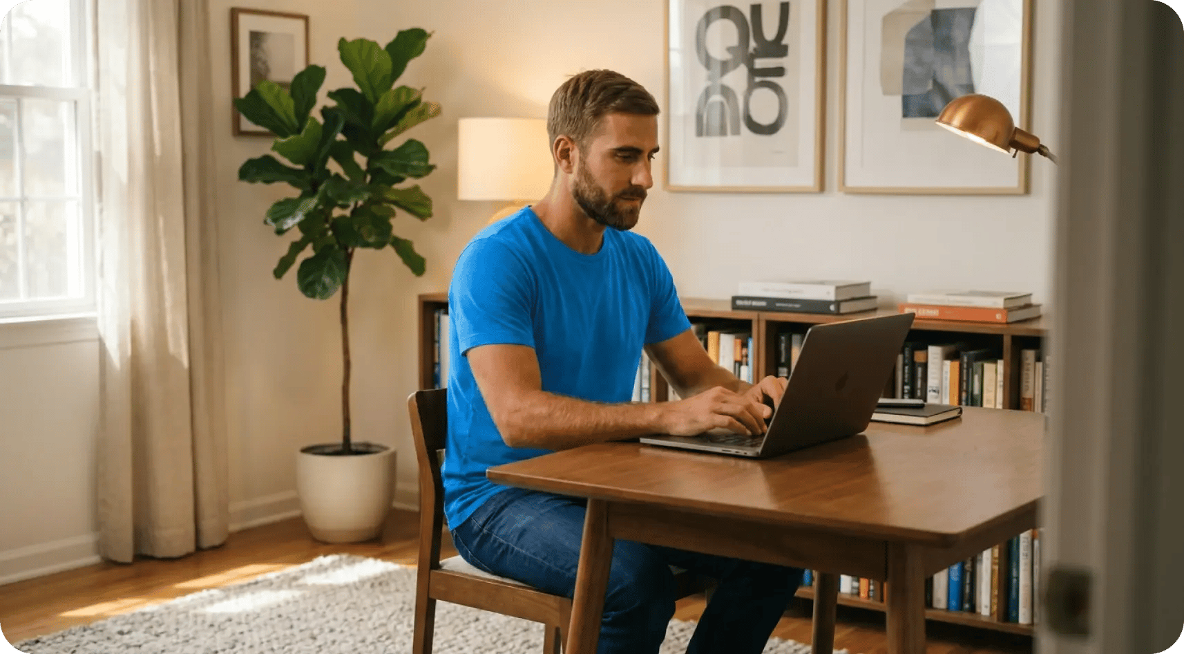 homem a pesquisar por seguro moto